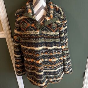 Cozy Multicolor Patterned Women's Sweater